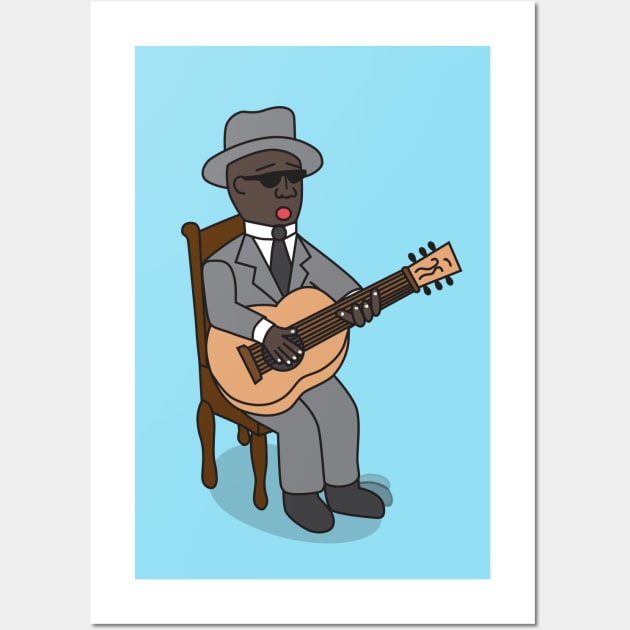 Bluesman Wall Art by Gabriel Pastor Store